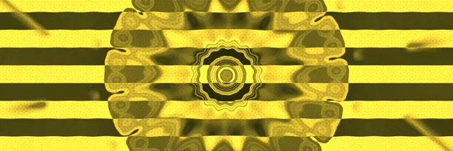 อุโมงค์นีออน ระเบิดดาวเหลือง 3:1 Triple Wide 60fps เซฟสกรีน VJLoops