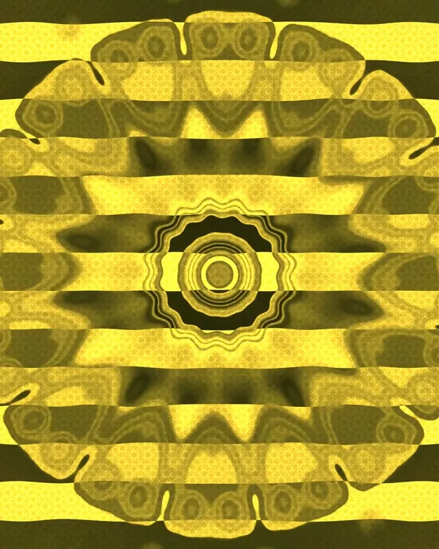 Tunel Neon Explozie Stea Galbenă VJ Loop 4:5 Instagram 60fps Screensaver