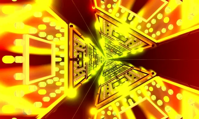 Neon Tunel Vezna Plošča Vrtinec VJLoops 60fps 5:3 Wide Ohranjevalnik Zaslona