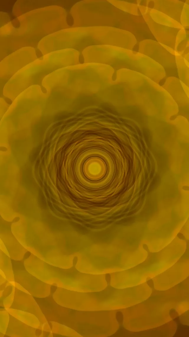 Túnel de Neón Vórtice Amarillo en Espiral VJ Loop 9:16 Reels 60fps Protector de Pantalla