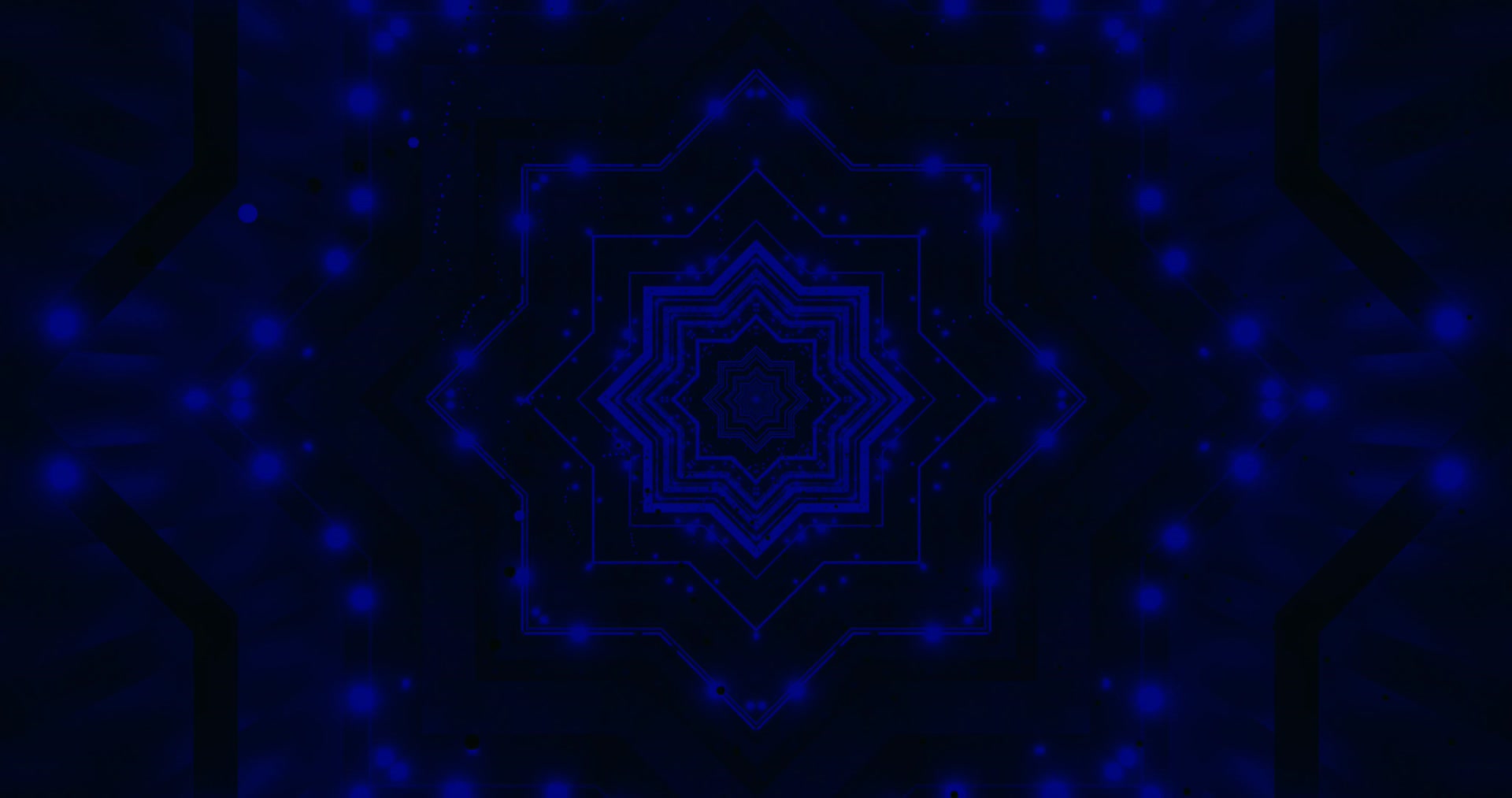 Tunnel Neon Blu Screensaver 4K UHD 60fps VJ Loop PC Laptop