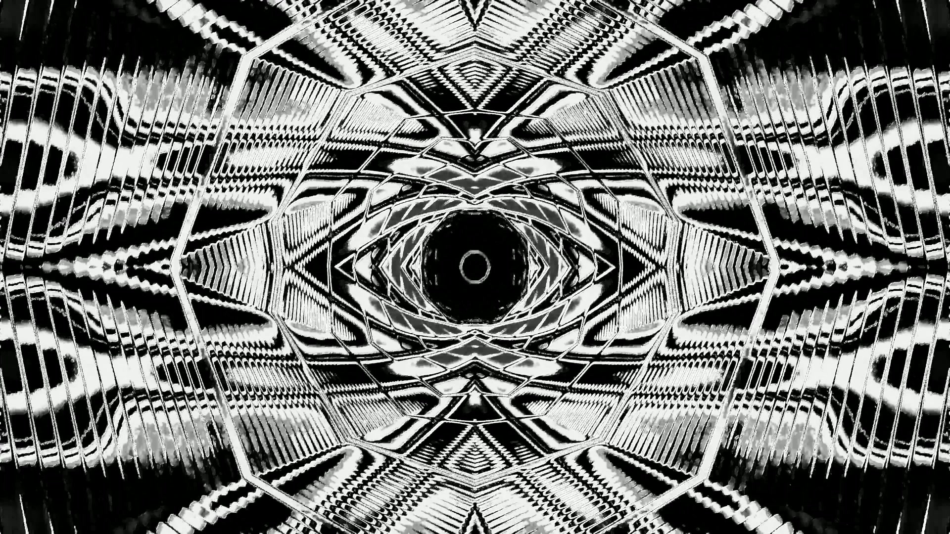 Tunnel Neon Geometrico Bianco Nero Screensaver Windows 11 Vj Loop 4K UHD 60fps