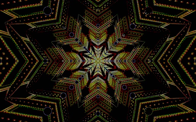 Tunnel Neon Stella Frattale Screensaver 16:10 MacBook 60fps VJ Loop