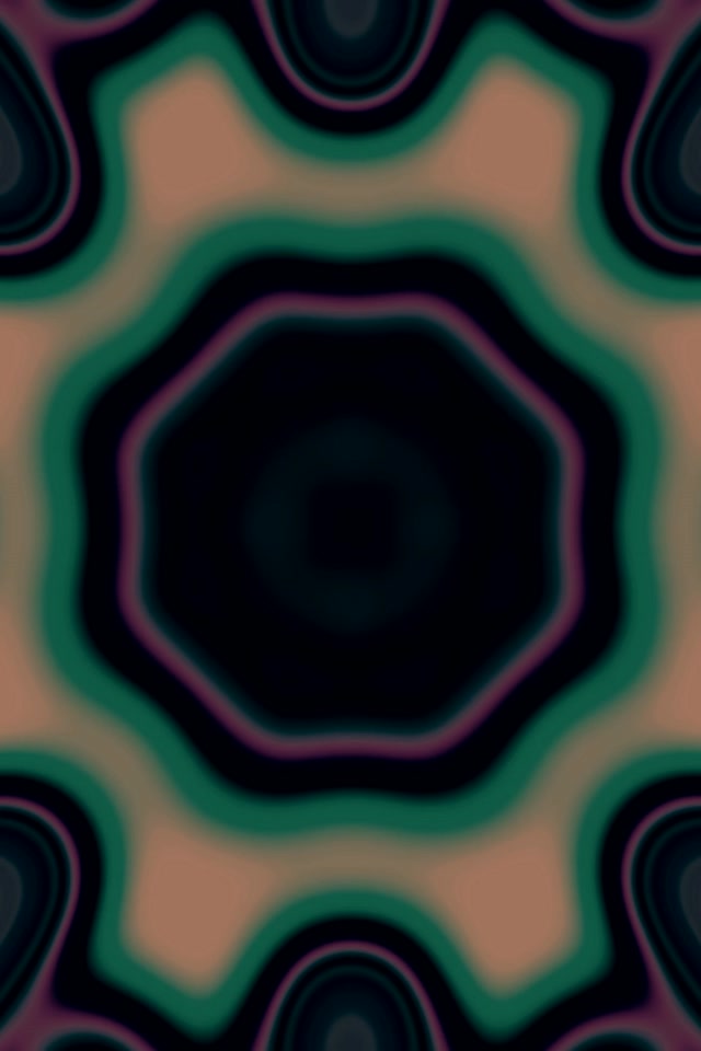 Tunnel Neon Stella Teal Esplosione VJLoops 2:3 Photo Portrait 60fps Screensaver