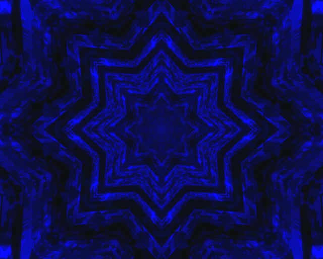 salvaschermo Tunnel Neon Blu Stella 5:4 industrial 60fps VJLoops