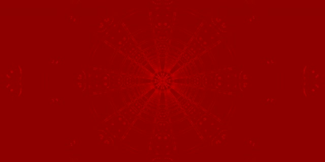 Fiocco Neve Mandala Rosso Tunnel Neon VJLoops 2:1 Univisium 60fps Screensaver