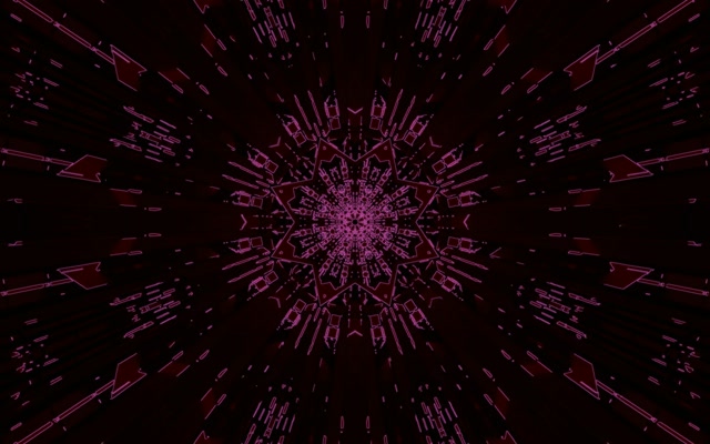 VJ Loop Tunnel Neon Rosa Esplosione Caleidoscopio 60fps 16:10 MacBook Screensaver