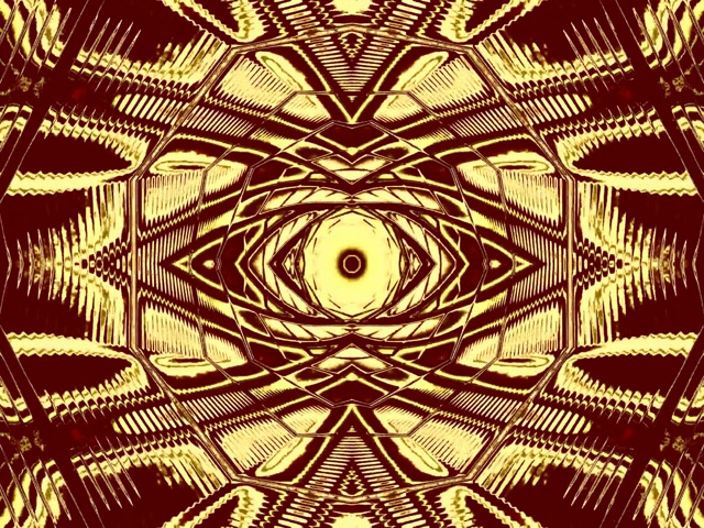 Tunnel Neon Occhio Dorato Screensaver 4:3 Classico 60fps VJ Loop PC Laptop