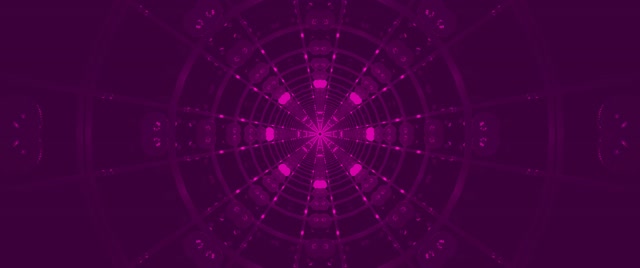 Tunnel Neon Radiale Magenta VJ Loop 2.39:1 Cinemascope 60fps Screensaver