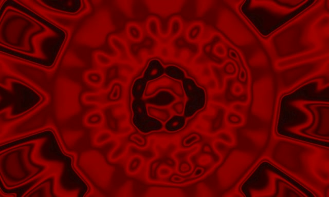 Tunnel Neon Rosso Mandala Lava 60fps Screensaver 5:3 Wide Vj Loop