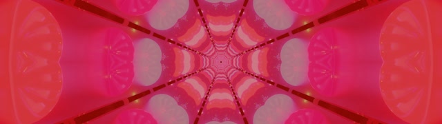 Tunnel Neon Rosso Caleidoscopio Vj Loop 32:9 Super Ultrawide 60fps Screensaver