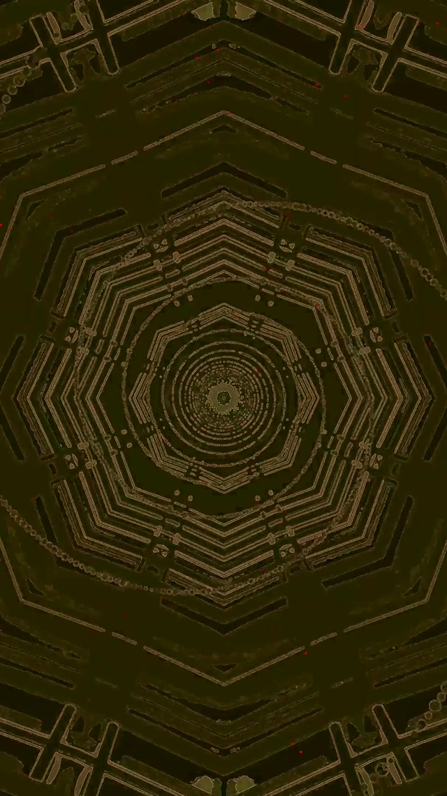 Tunnel Neon Vortice Ottagono Spiralante Verde VJ Loop 9:16 Reels 60fps Screensaver