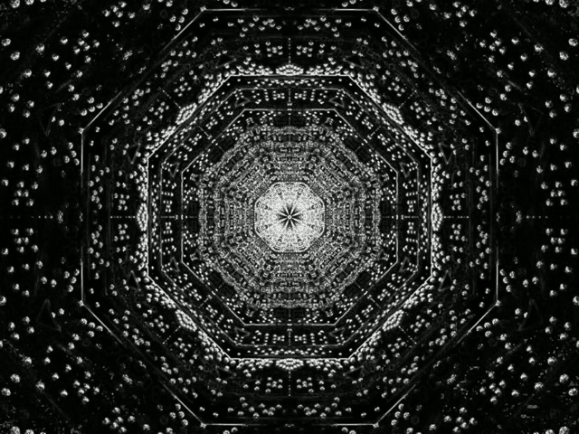 VJLoops Tunnel Neon Ottagono Frattale Vortice 4:3 Classico 60fps Screensaver