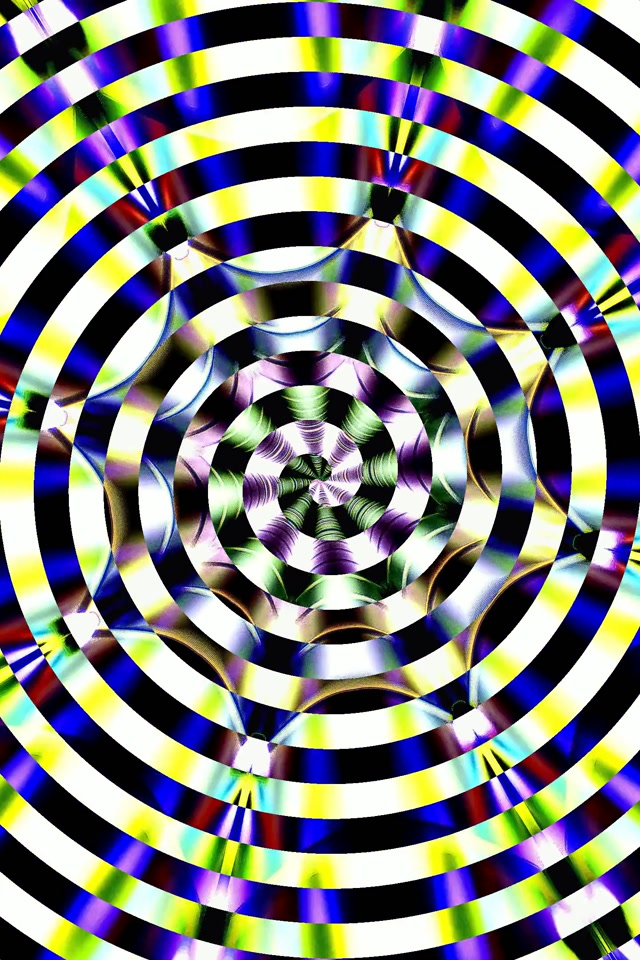 Neon Tunnel Kaleidoscope Vortex | 2:3 Portrait | 60fps Screensaver Loop