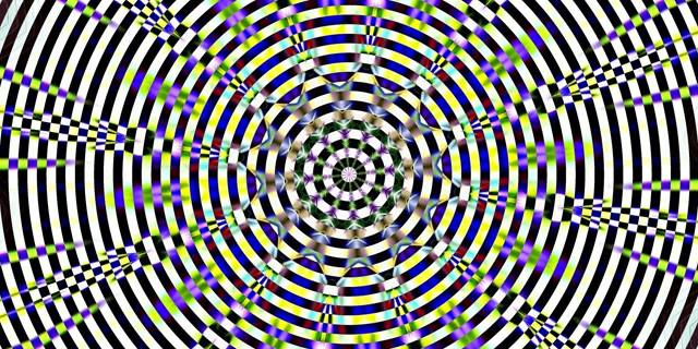 Neon Tunnel Kaleidoscope Vortex | 2:1 Univisium 60fps Screensaver Loop