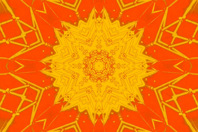 Tunnel Neon Esplosione Stella Caleidoscopio VJ Loop 3:2 Surface 60fps Salvaschermi