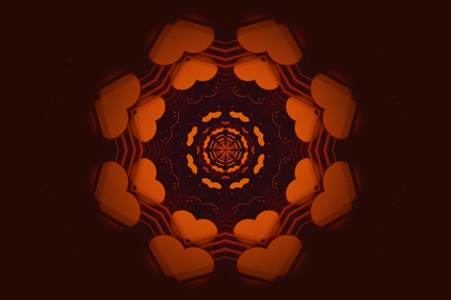 Tunnel Neon Mandala Decagono VJ Loop 3:2 Surface 60fps Screensaver
