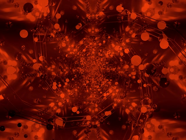 Tunnel Neon Rosso Screensaver 4:3 Classic 60fps VJLoops PC Laptop