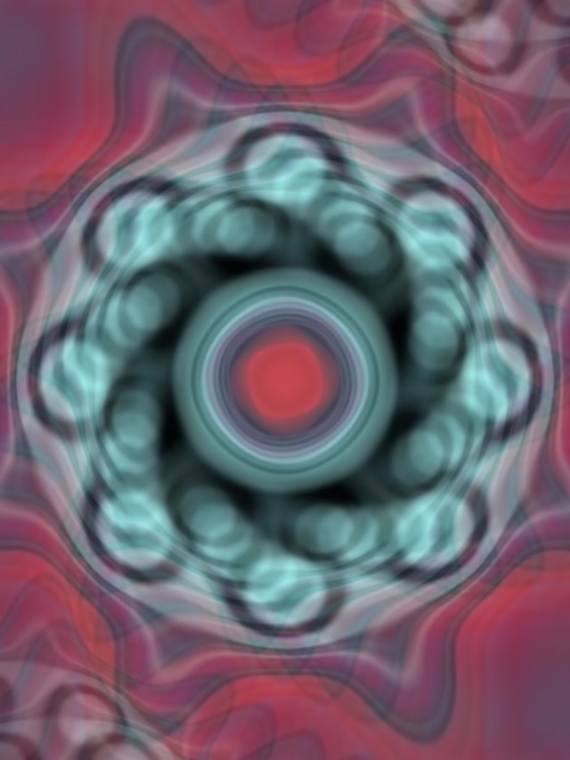 Neon Tunnel Pulsating Hexagon Vortex 3:4 iPad Portrait 60fps Screensaver VJ Loop