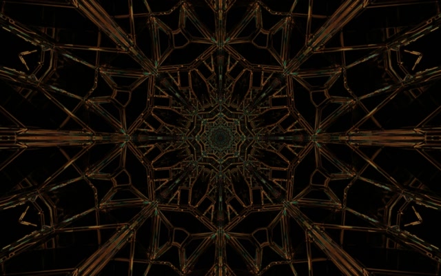 Tunnel Neon Rame Verde Mandala Screensaver 16:10 MacBook 60fps VJ Loop