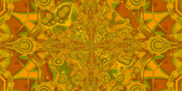 Tunnel al Neon Caleidoscopio Mandala 2:1 Univisium 60fps Screensaver VJ Loop