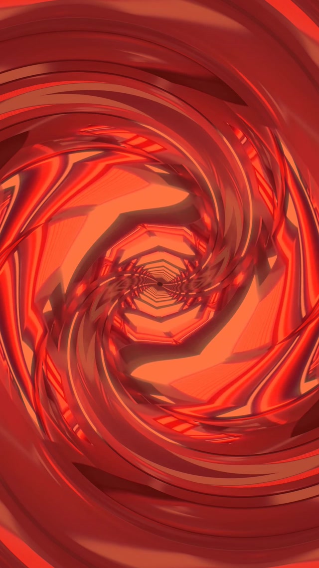 VJLoops Tunnel Neon Spirale Rosso 9:16 reels 60fps Screensaver