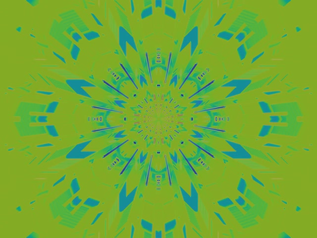 Neon Tunnel Kaleidoscope Vortex | 4:3 Classic 60fps Screensaver Loop