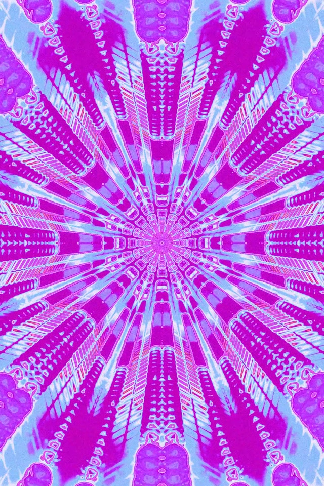 Tunnel Neon Caleidoscopio Burst VJ Loop 2:3 Photo Portrait 60fps Screensaver