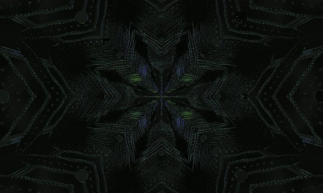 Neon Tunnel Kaleidoscope Star VJ Loop 5:3 Wide 60fps Screensaver