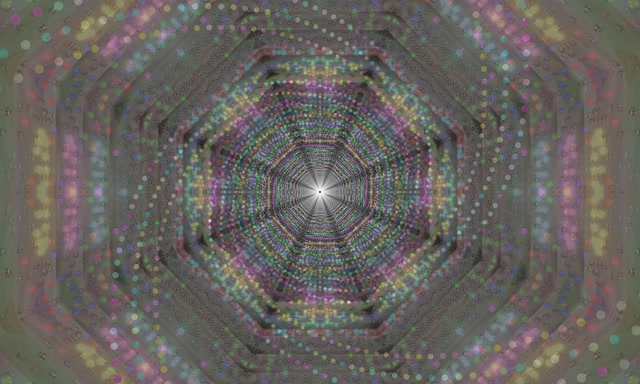 Hypnotic Hexagon Neon Tunnel VJ Loop 5:3 Wide 60fps Screensaver