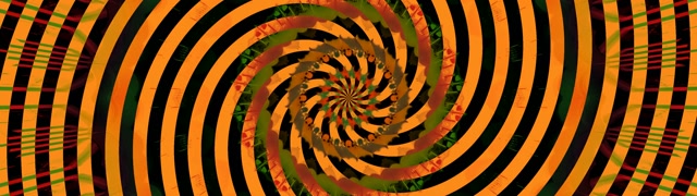 Tunnel Neon Vortice Spirale Arancione Nero 32:9 Super Ultrawide 60fps Screensaver VJLoops