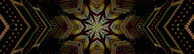 Tunnel Neon Stella Mandala Screensaver 32:9 Super Ultrawide 60fps VJ Loop