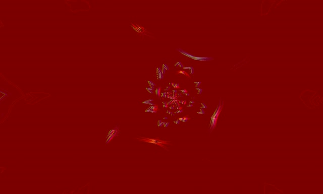 Tunnel Neon Frattale Stella Esplosione 5:3 Largo 60fps Screensaver VJLoop