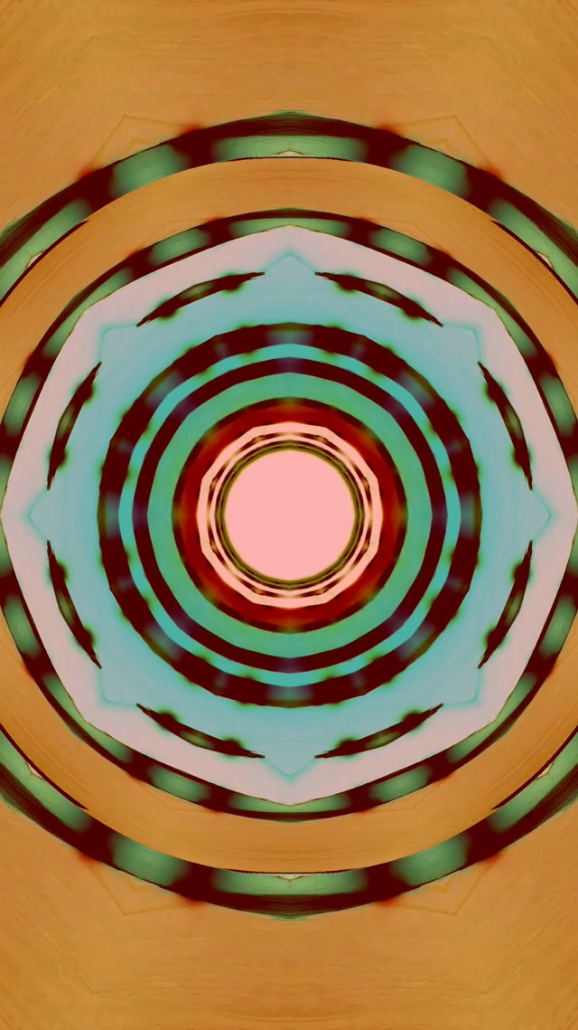 Tunnel Neon Anelli Radiali Screensaver 9:16 Reels 60fps Vj Loop