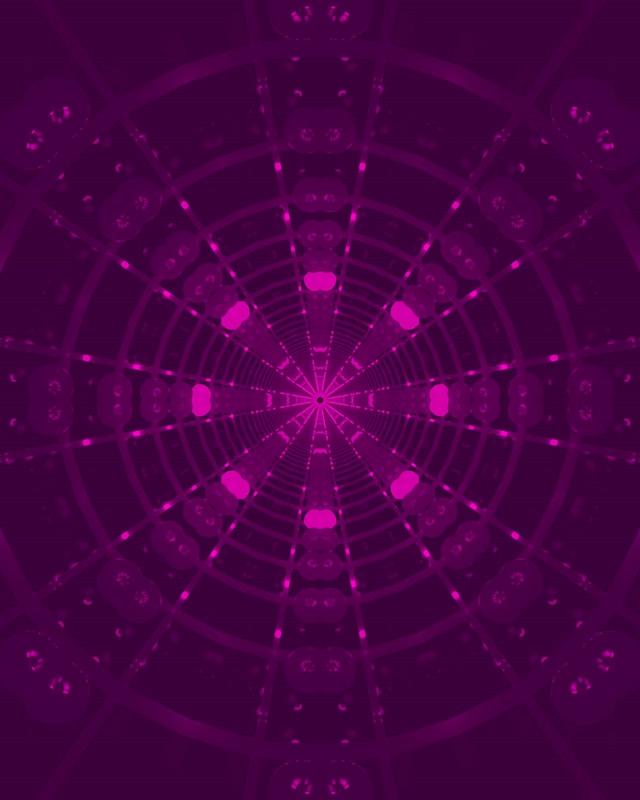 Tunnel Neon Ragnatela Viola VJ Loop 4:5 Instagram 60fps Screensaver