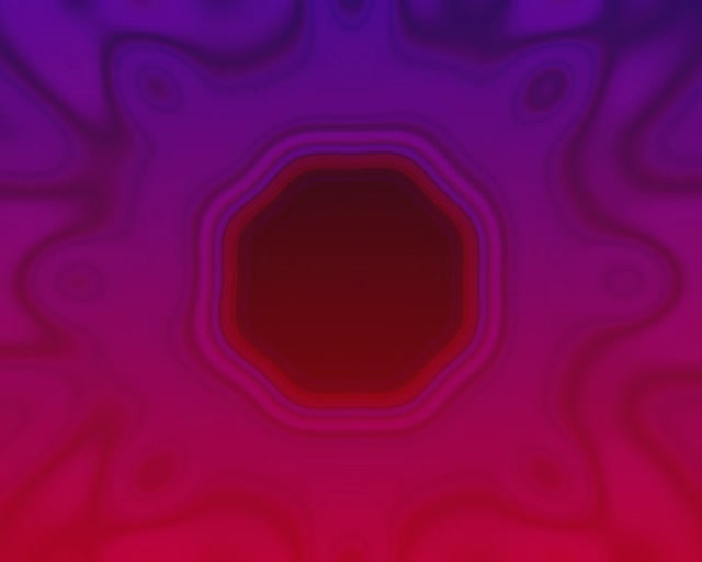 Tunnel al Neon Viola Rosso Vortice Esagono VJ Loop 5:4 industrial 60fps screensaver