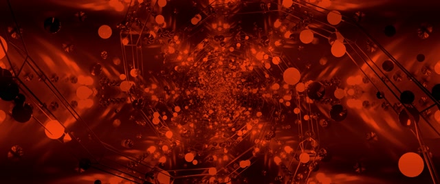 Tunnel Neon Rosso Screensaver 60fps 2.39:1 Cinemascope VJ Loop PC Laptop