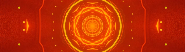 Tunnel Neon Arancione Ottagono Vortice 32:9 Super Ultrawide 60fps Screensaver Vj Loop