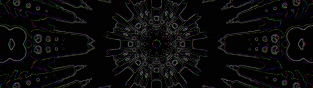 Kaleidoscope Neon Tunnel VJ Loop 32:9 Ultrawide 60fps Screensaver