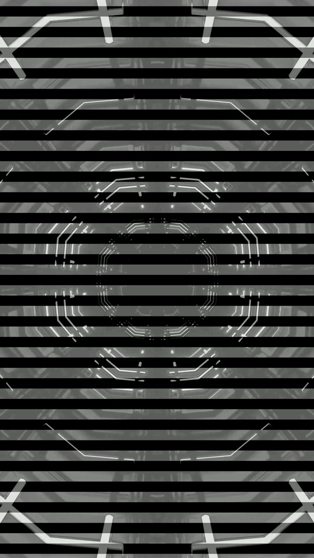 Neon Tunnel Octagon Stripe Vortex Vj Loop 9:16 Reels 60fps Screensaver