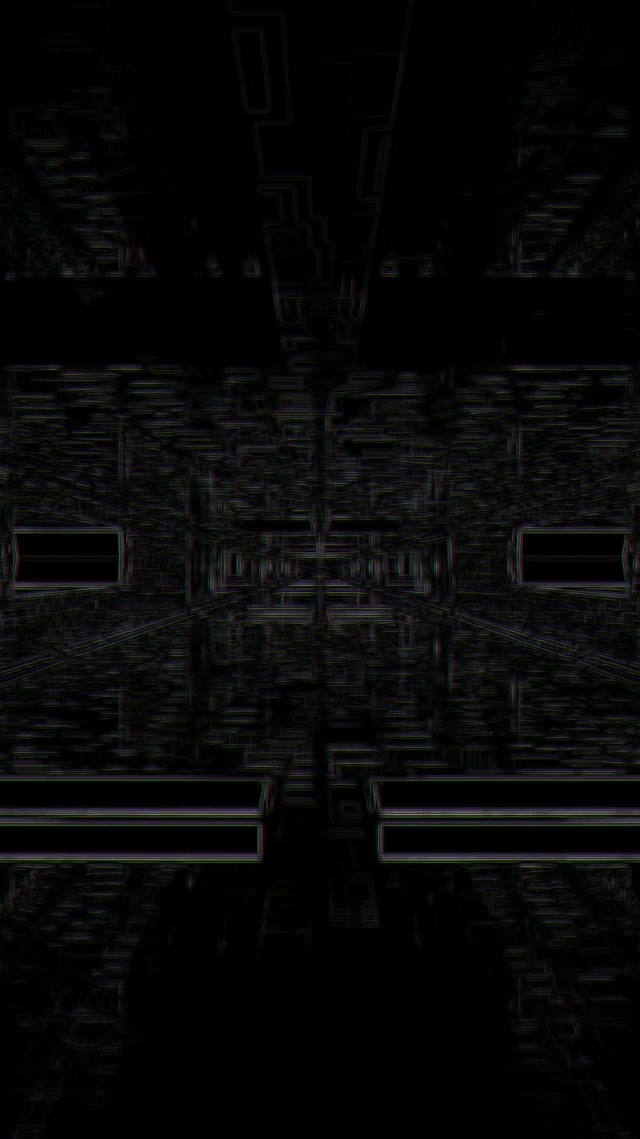 Neon Tunnel Kaleidoscope Grid 9:16 Reels 60fps VJ Loop Screensaver