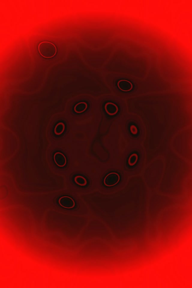 Red Black Mandala Neon Tunnel Vj Loop 2:3 Photo Portrait 60fps Screensaver