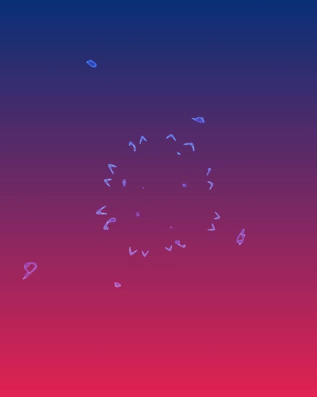 ネオントンネルカレイドスコープバースト VJループ 4:5 Instagram 60fps スクリーンセーバー