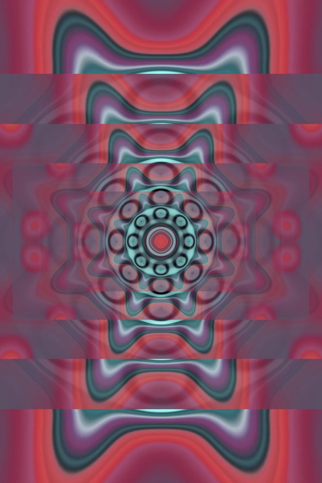 Neon Tunnel Kaleidoscope Vortex | 2:3 Portrait 60fps Screensaver Loop