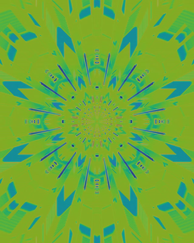 Neon Tunnel Kaleidoscope Vortex | 4:5 Instagram 60fps Screensaver Loop
