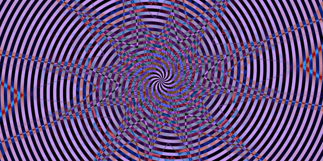 Neon Tunnel Spiraling Vortex VJ Loop 2:1 Univisium 60fps Screensaver