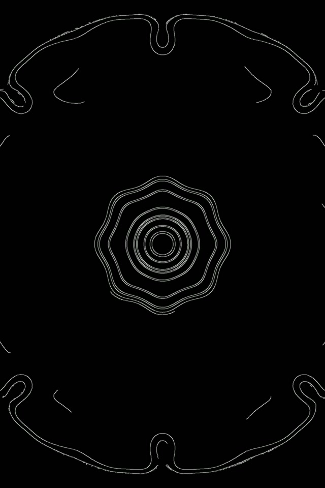 ブラックネオントンネルスクリーンセーバー 60fps 2:3 フォトポートレート VJ Loop PC ノートパソコン