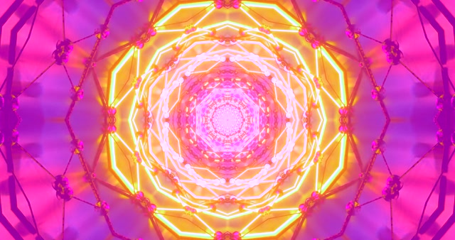 Neon Tunnel Screensaver Windows 11 4K UHD 60fps VJ Loop ვიზუალური ანიმაცია