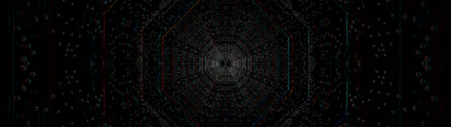 Neon Tunnel Octagonal Vortex VJ Loop 32:9 Ultrawide 60fps Screensaver