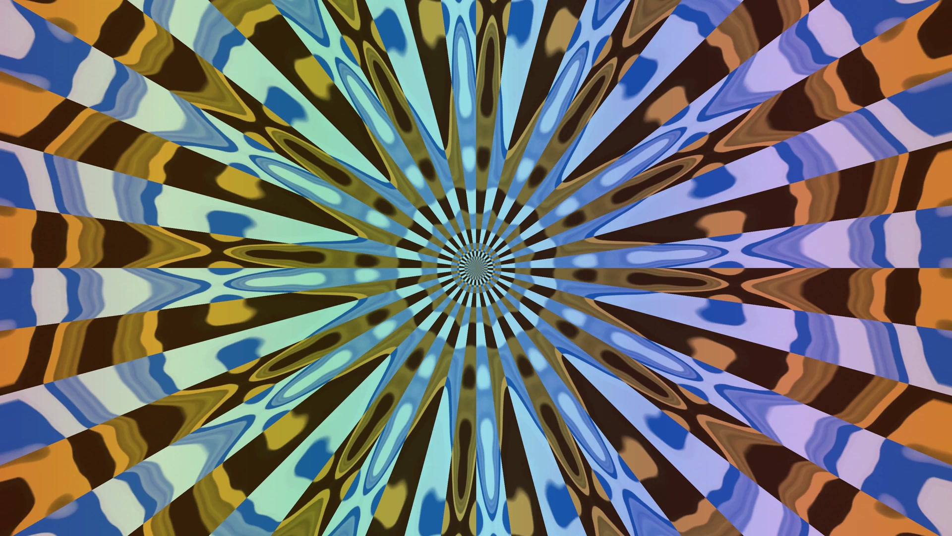 Swirling Blue Orange ნეონი ტუნელი 4K UHD 60fps Screensaver Live Wallpaper